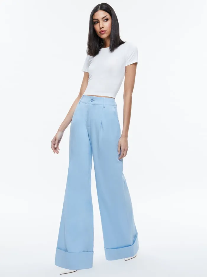 Pants Women Alice Olivia Tomasa Pant Mineral Blue