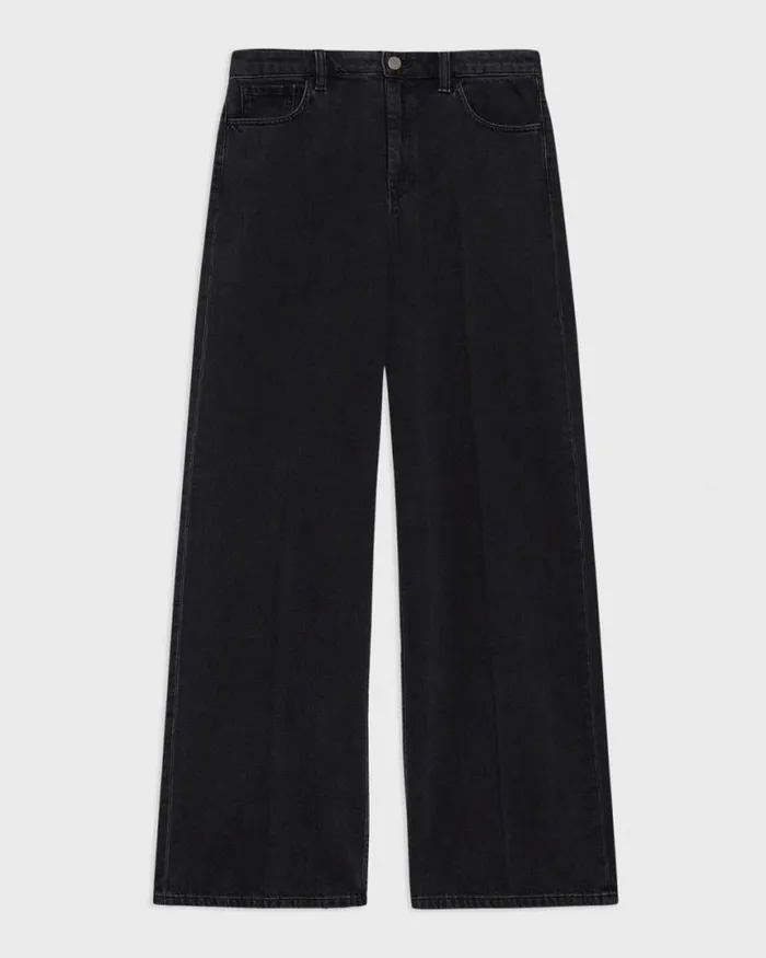 Pants Women Theory StraightLeg 5Pocket Pant In Denim Washed Black Pants Women Theory StraightLeg 5Pocket Pant In Denim Washed Black