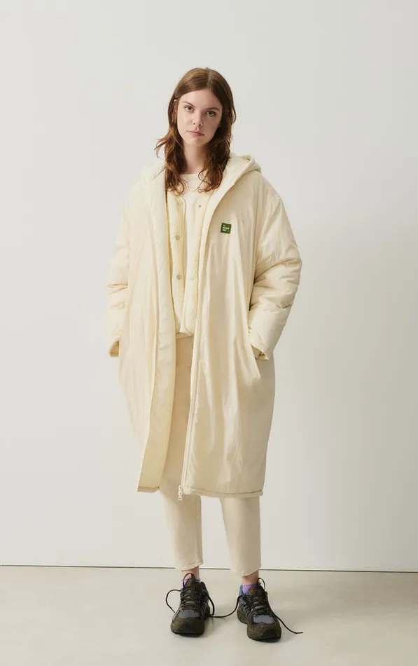 Parka Zotcity Ecru Women American Vintage Coats and Puffer Coats