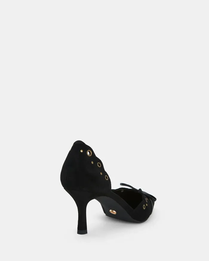 Party NOVO Shoes Women ILLASI BLACK Closed Toe Heels