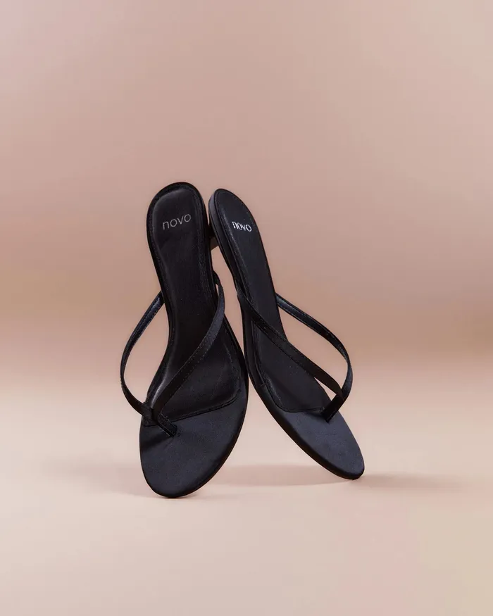 Party VHAGAR BLACK Kitten Heels NOVO Shoes Women