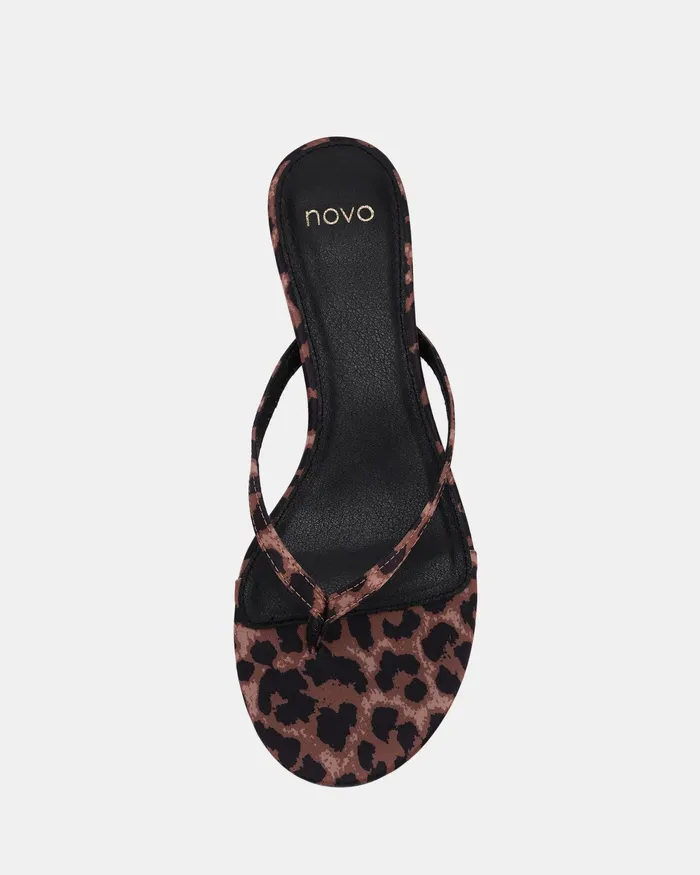 Party VHAGAR Leopard Kitten Heels 8211 NOVO Shoes Women