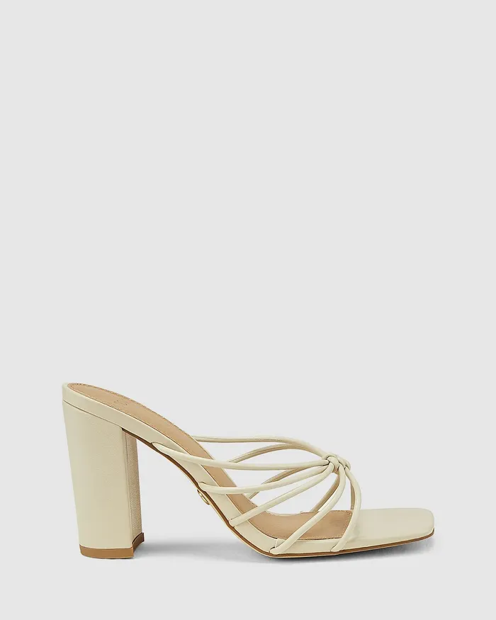 Party Women NOVO Shoes NANCY CREAM Block Heels