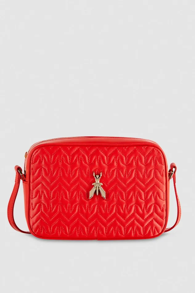 Patrizia Pepe Crossbodys Quilted Leather Crossbody Bag Red 8211 Women