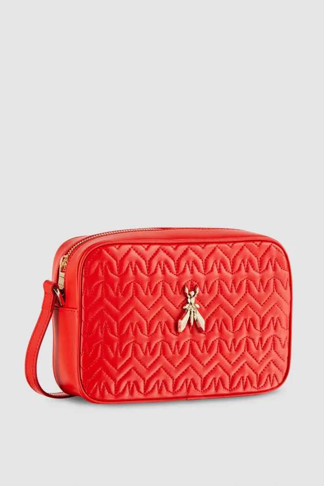 Patrizia Pepe Crossbodys Quilted Leather Crossbody Bag Red 8211 Women