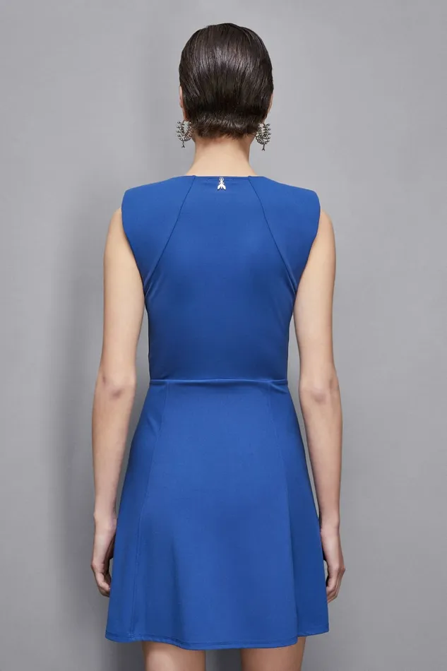 Patrizia Pepe Dresses Flared Mini Dress Blue 8211 Women