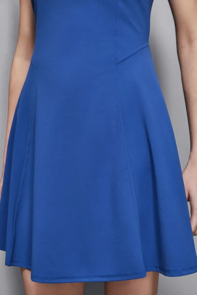 Patrizia Pepe Dresses Flared Mini Dress Blue 8211 Women