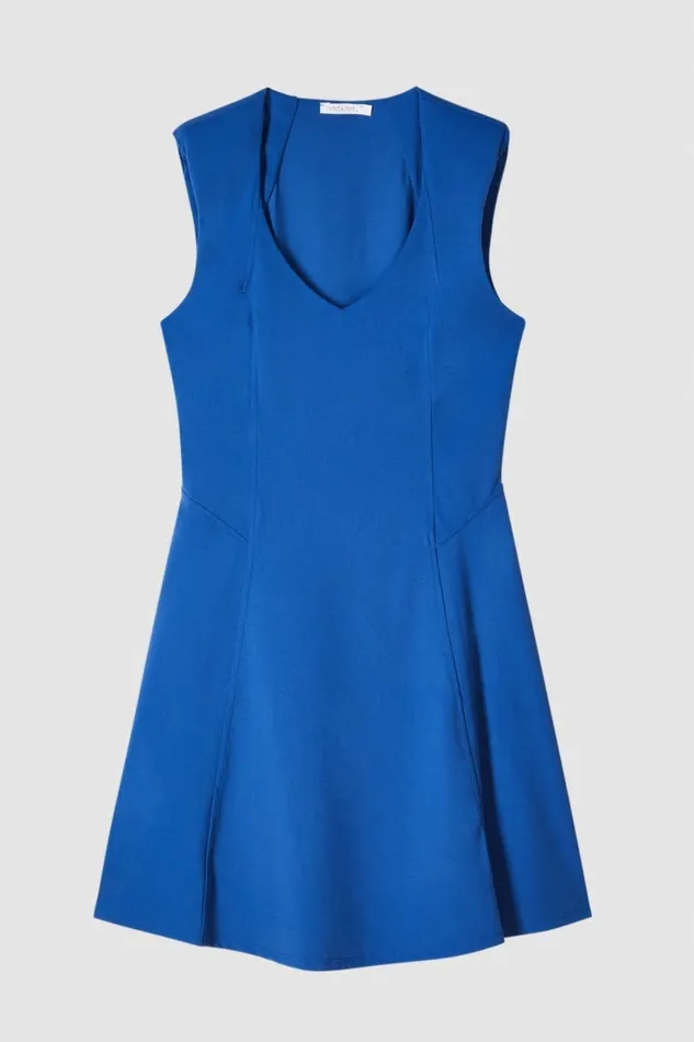 Patrizia Pepe Dresses Flared Mini Dress Blue 8211 Women