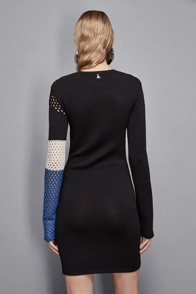 Patrizia Pepe Dresses Mini Dress With Perforated Details F4l1 8211 Women