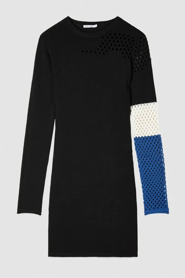 Patrizia Pepe Dresses Mini Dress With Perforated Details F4l1 8211 Women