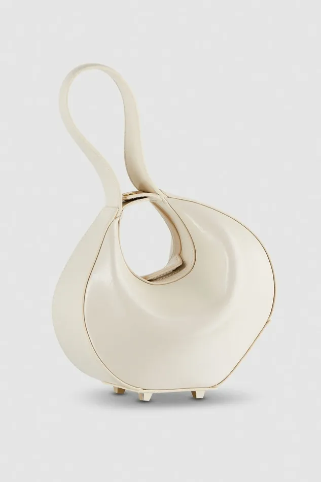 Patrizia Pepe Handbags HandHeld Leather Bangle Bag White 8211 Women