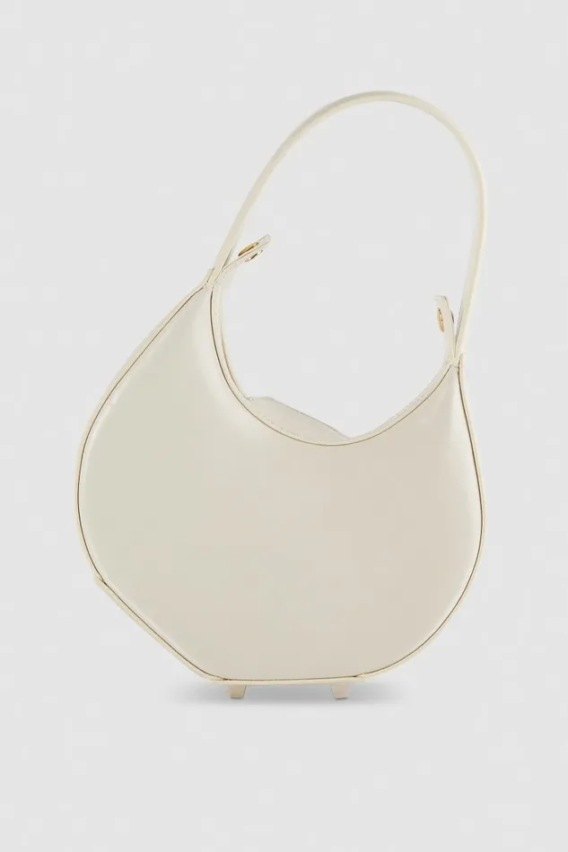 Patrizia Pepe Handbags HandHeld Leather Bangle Bag White 8211 Women