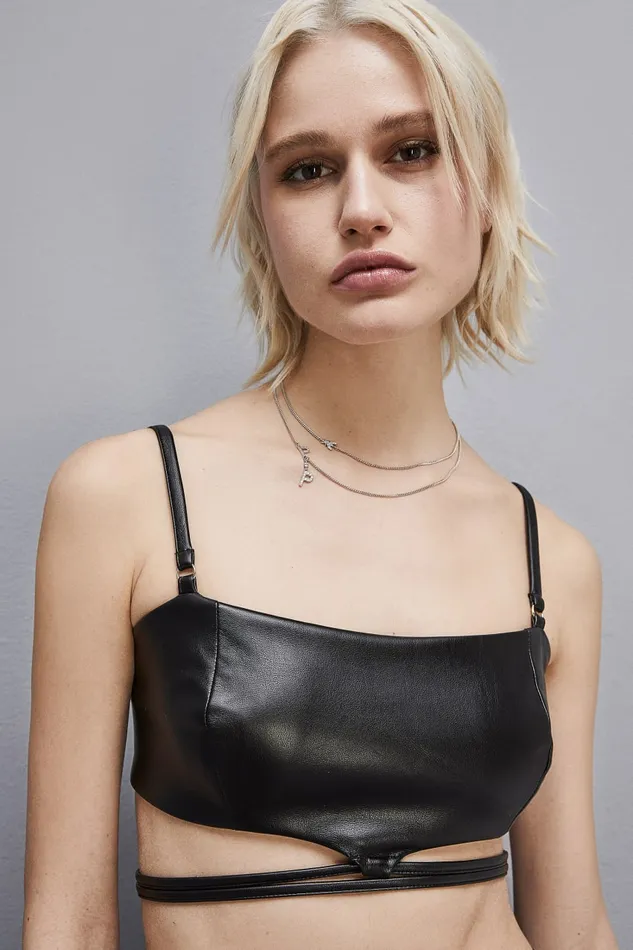 Patrizia Pepe Necklaces Double Chain Brass Necklace Silver 8211 Women