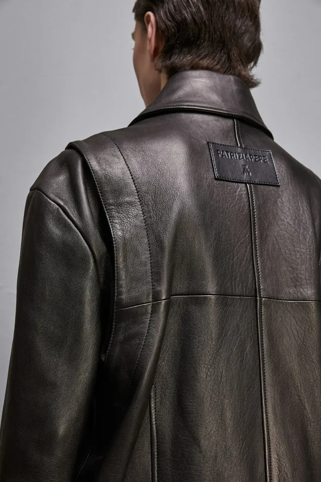 Patrizia Pepe Outerwear Leather Jacket With Zipper Black 8211 Women