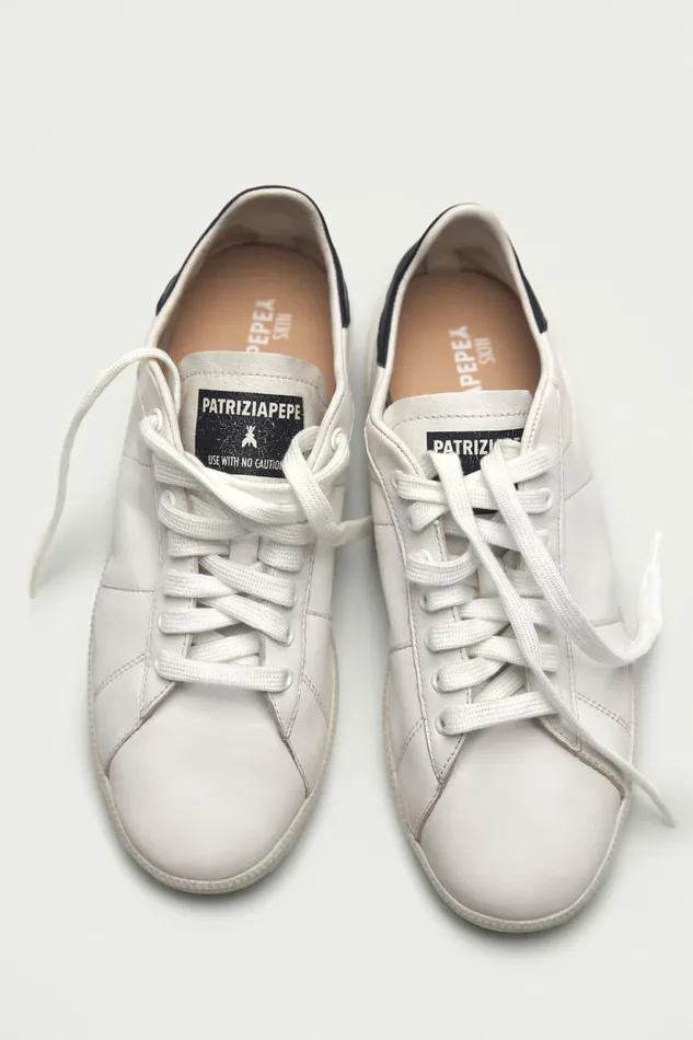Patrizia Pepe Sneakers Skin Sneakers 03993 In Leather White 8211 Women