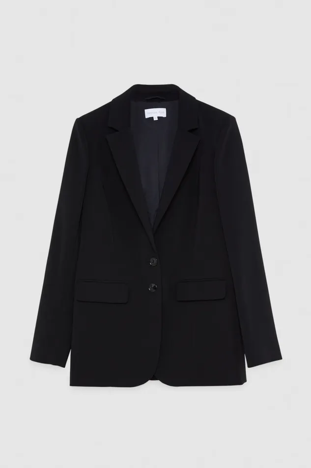 Patrizia Pepe Tailleur Essential Boyfriend Jacket Black 8211 Women