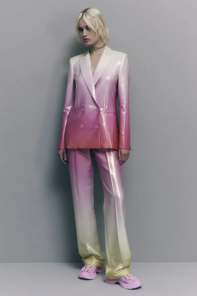 Patrizia Pepe Tailleur HighWaisted Satin Pants Multicolor 8211 Women