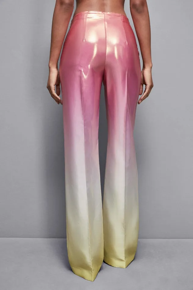 Patrizia Pepe Tailleur HighWaisted Satin Pants Multicolor 8211 Women