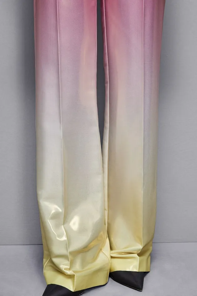 Patrizia Pepe Tailleur HighWaisted Satin Pants Multicolor 8211 Women