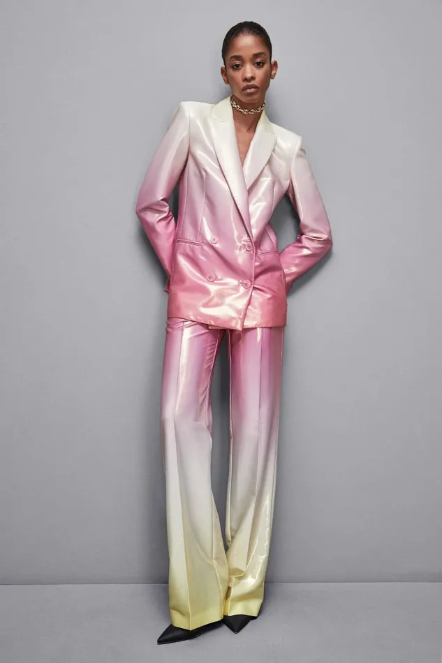 Patrizia Pepe Tailleur HighWaisted Satin Pants Multicolor 8211 Women