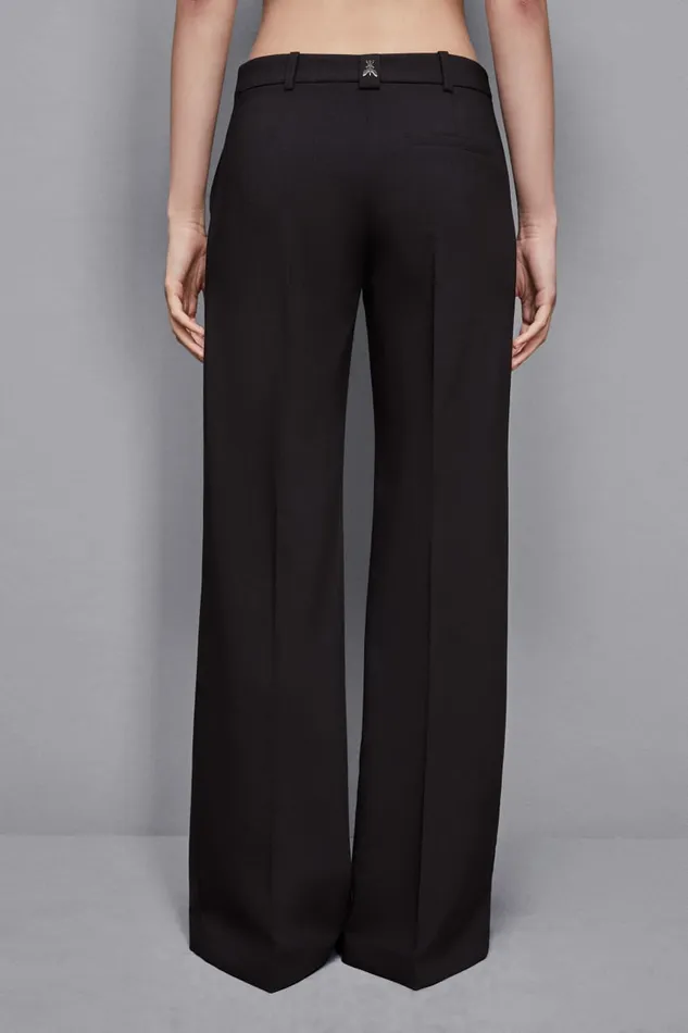 Patrizia Pepe Tailleur LowWaisted Twill Pants Black 8211 Women