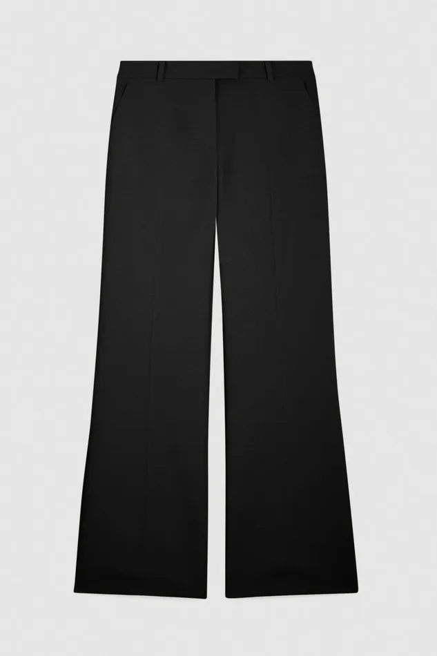 Patrizia Pepe Tailleur LowWaisted Twill Pants Black 8211 Women