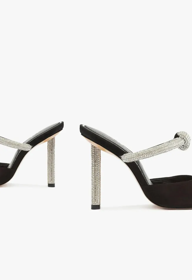 Pearl Glam Pin Heel Pump Black Women Schutz Shoes