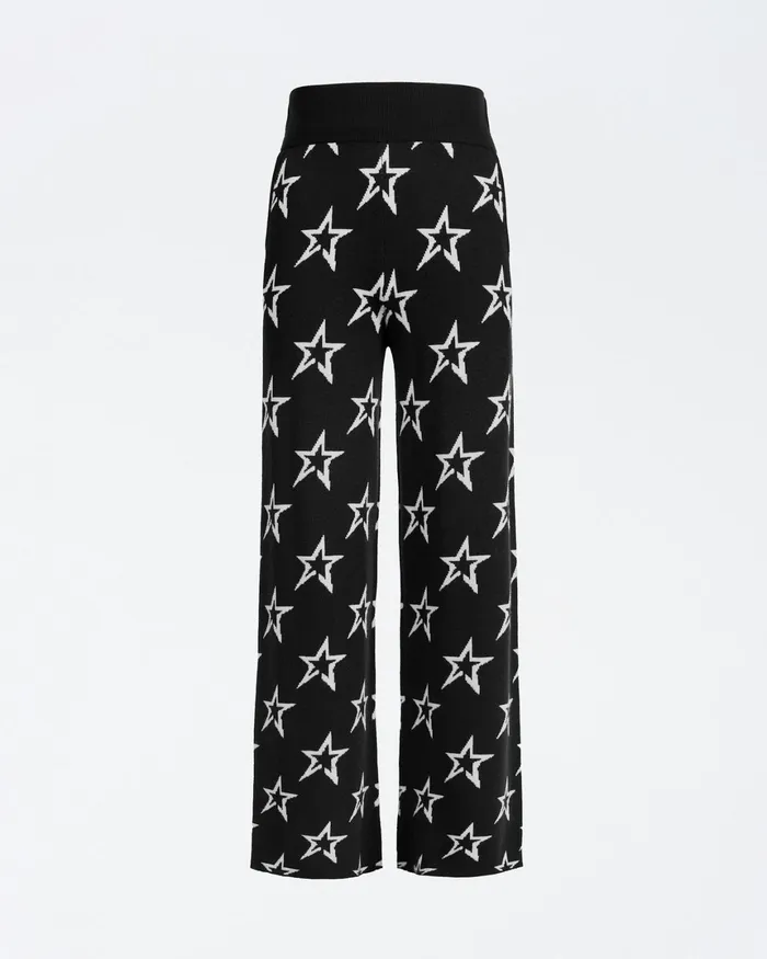Perfect Moment Chalet Merino Wool Knitted Pant Navy Women Leggings