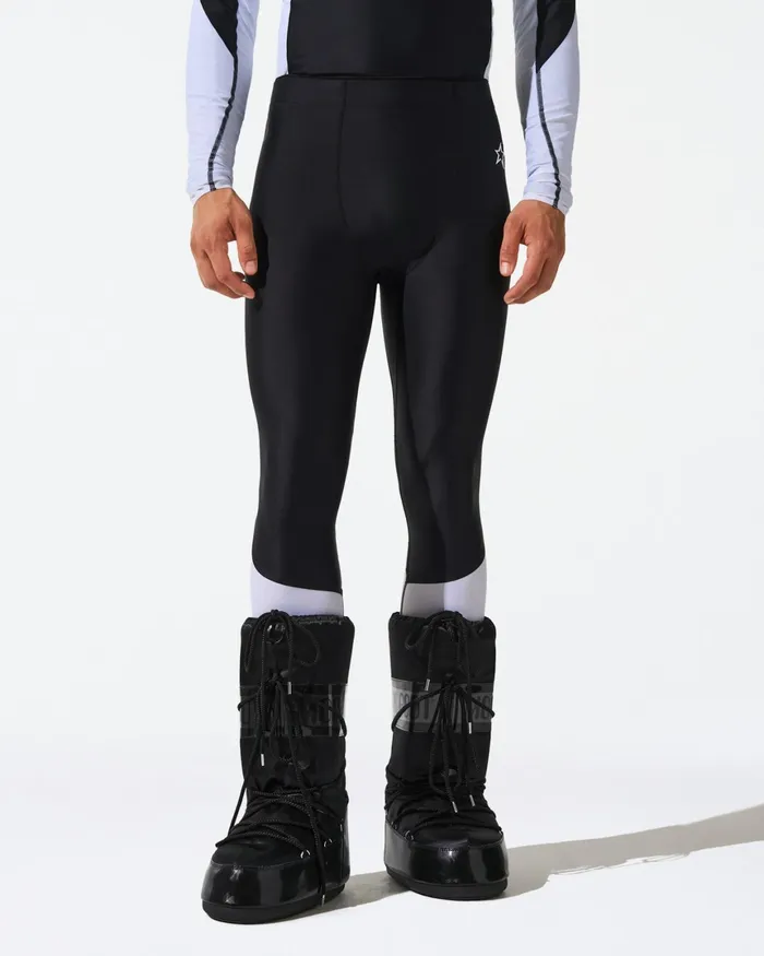 Perfect Moment Compression Base Layer Bottoms White and Black Men Base Layers