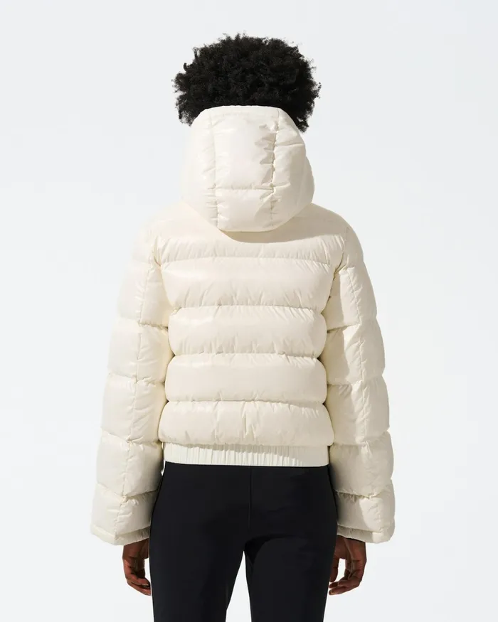 Perfect Moment Polar Flare Down Jacket White Women Jackets