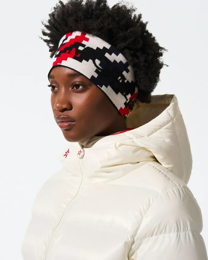 Perfect Moment Polar Flare Down Jacket White Women Jackets