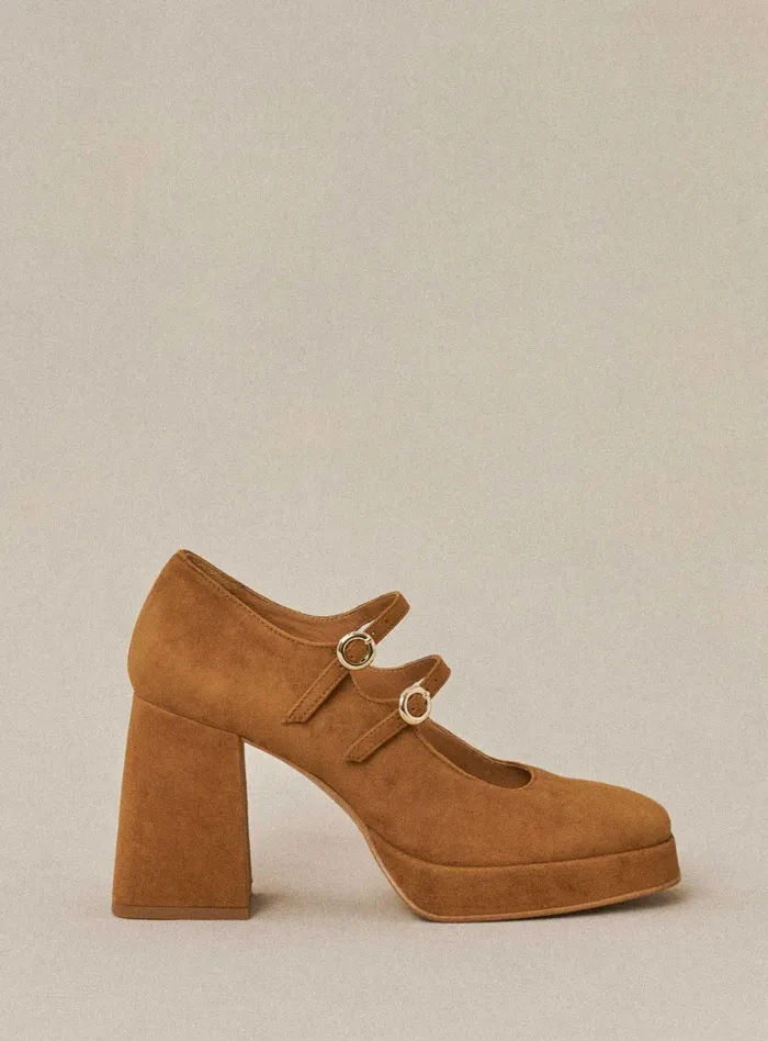 Petite Mendigote Babies Ss24 Constance Platform Heels Natural 8211 Women