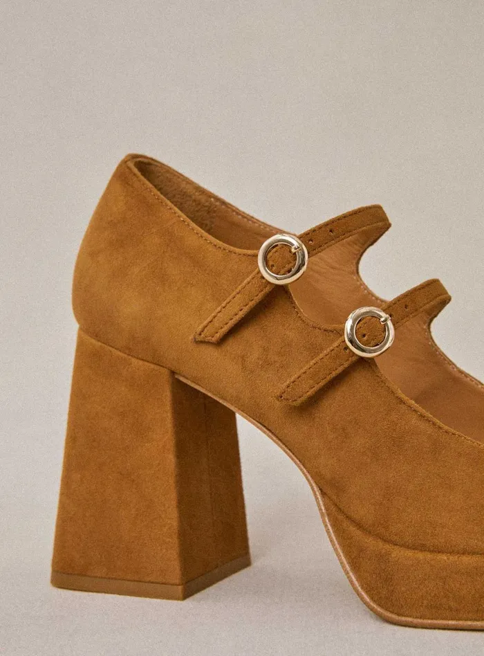Petite Mendigote Babies Ss24 Constance Platform Heels Natural 8211 Women