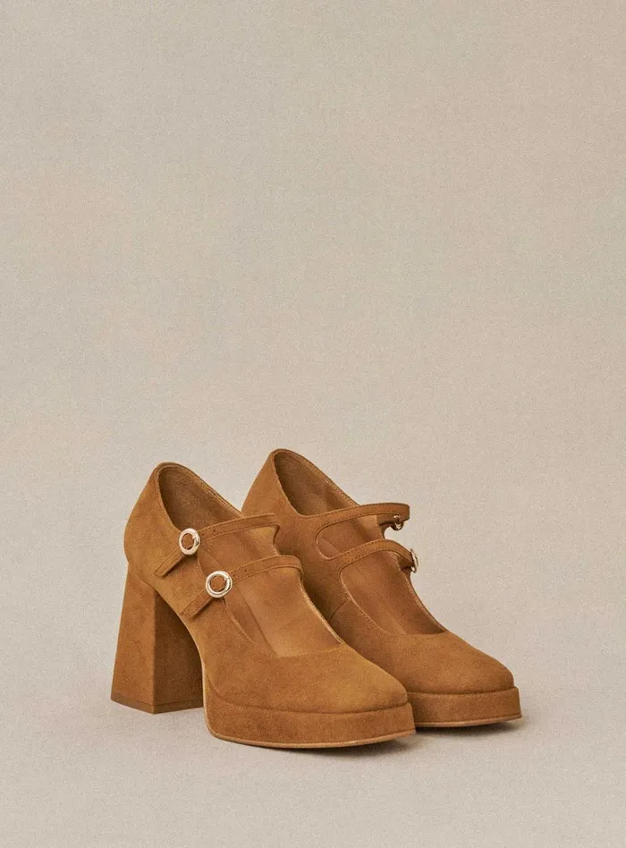 Petite Mendigote Babies Ss24 Constance Platform Heels Natural 8211 Women