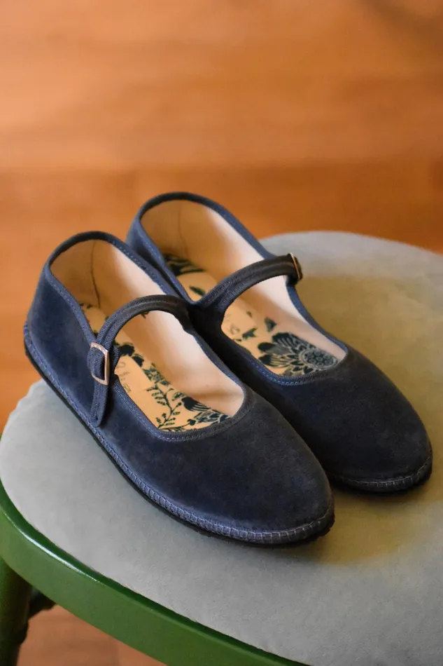 Petite Mendigote Ballerinas Cayumas X Pm Ballerinas Blue 8211 Women