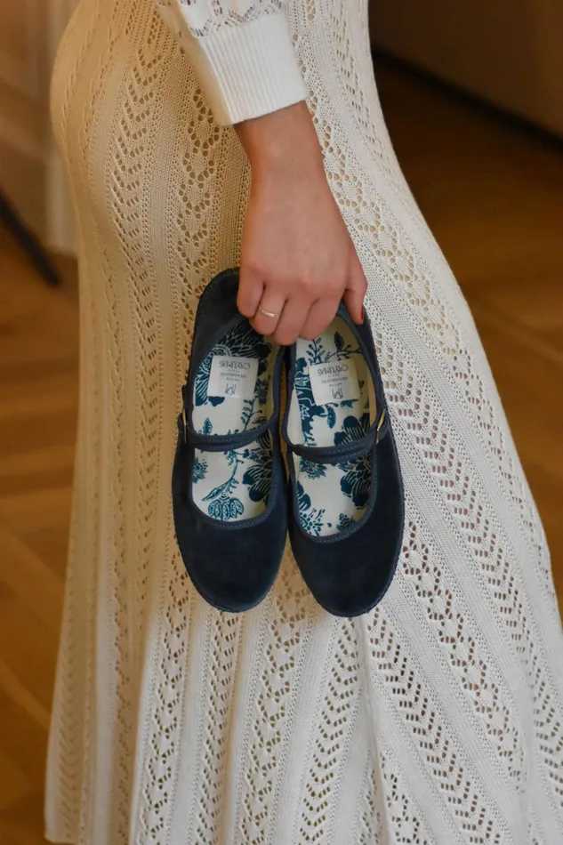 Petite Mendigote Ballerinas Cayumas X Pm Ballerinas Blue 8211 Women