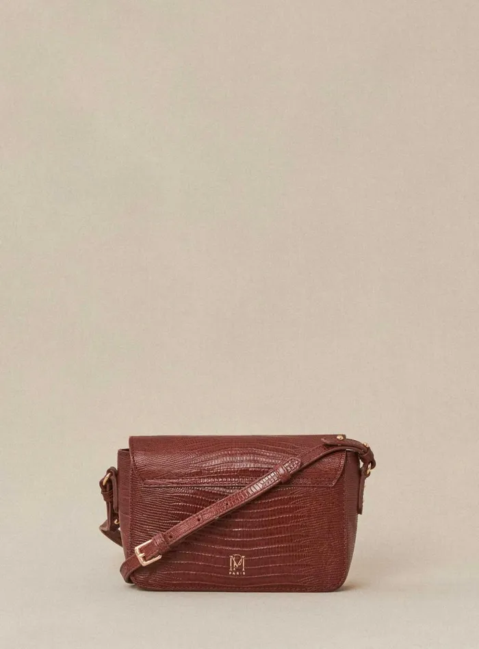 Petite Mendigote Leather Bags Fw24 Sac Servan Serpent Cognac 8211 Women