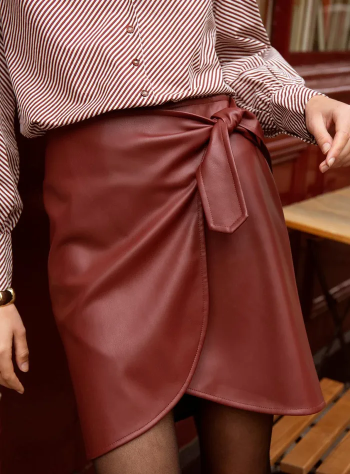 Petite Mendigote Skirts and Shorts Fw24 Jupe Courte Jena Bordeaux 8211 Women