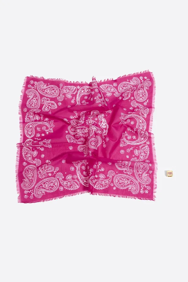 Pink Scarf Bag Charm Fuchsia Women Bimba Y Lola Bag Charms