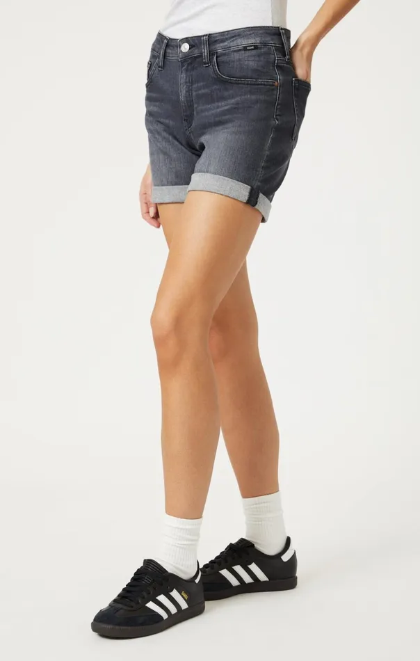 Pixie Shorts In Mid Smoke Brushed Flex Blue Women Mavi Jeans Shorts Pixie Shorts In Mid Smoke Brushed Flex Blue Women Mavi Jeans Shorts