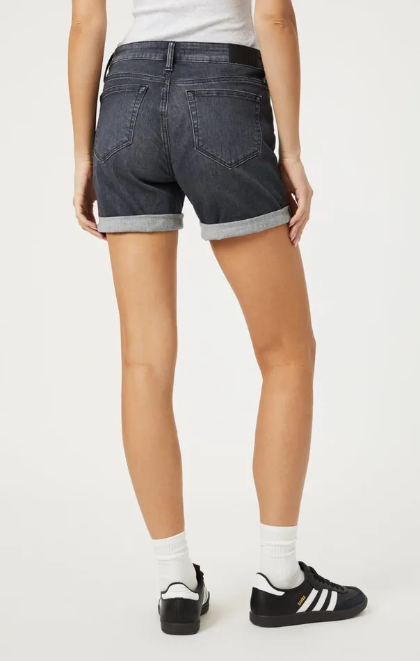 Pixie Shorts In Mid Smoke Brushed Flex Blue Women Mavi Jeans Shorts Pixie Shorts In Mid Smoke Brushed Flex Blue Women Mavi Jeans Shorts