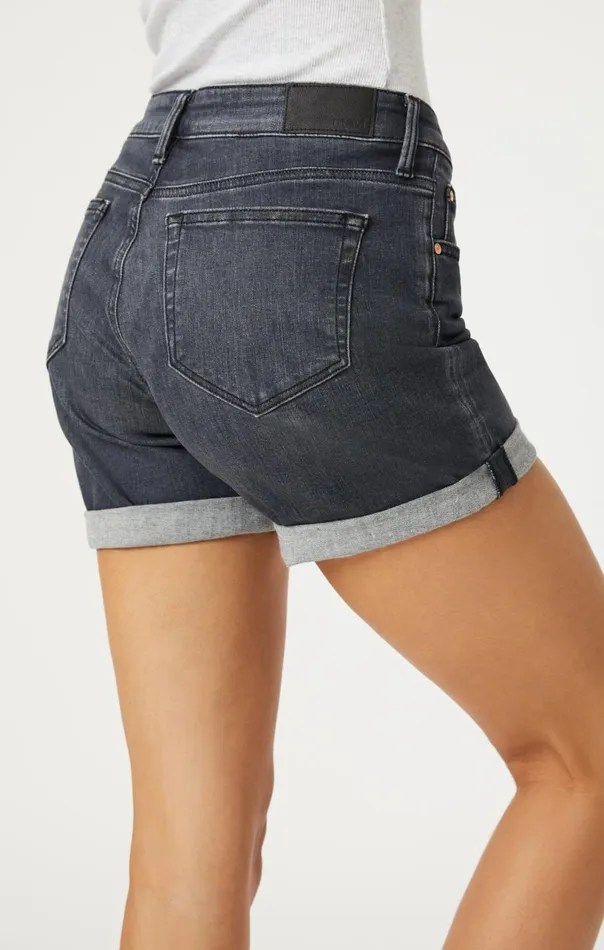 Pixie Shorts In Mid Smoke Brushed Flex Blue Women Mavi Jeans Shorts Pixie Shorts In Mid Smoke Brushed Flex Blue Women Mavi Jeans Shorts