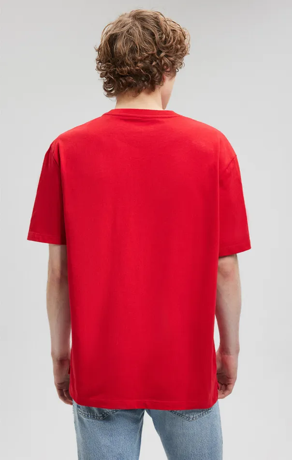 Pocket TShirt In Mars Red Men Mavi Jeans TShirts Pocket TShirt In Mars Red Men Mavi Jeans TShirts