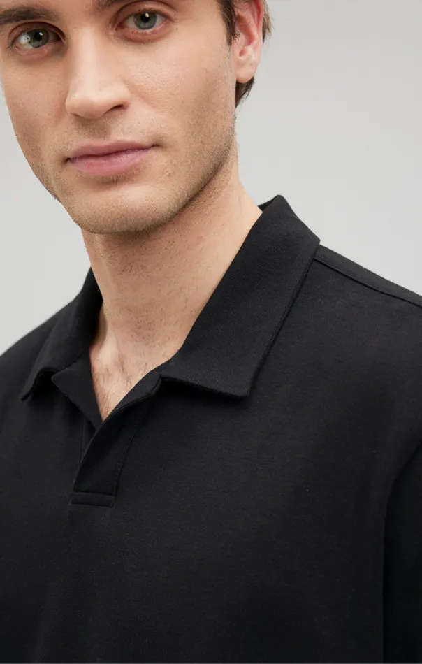 Polo Shirt In Black Men Mavi Jeans Shirts Polo Shirt In Black Men Mavi Jeans Shirts