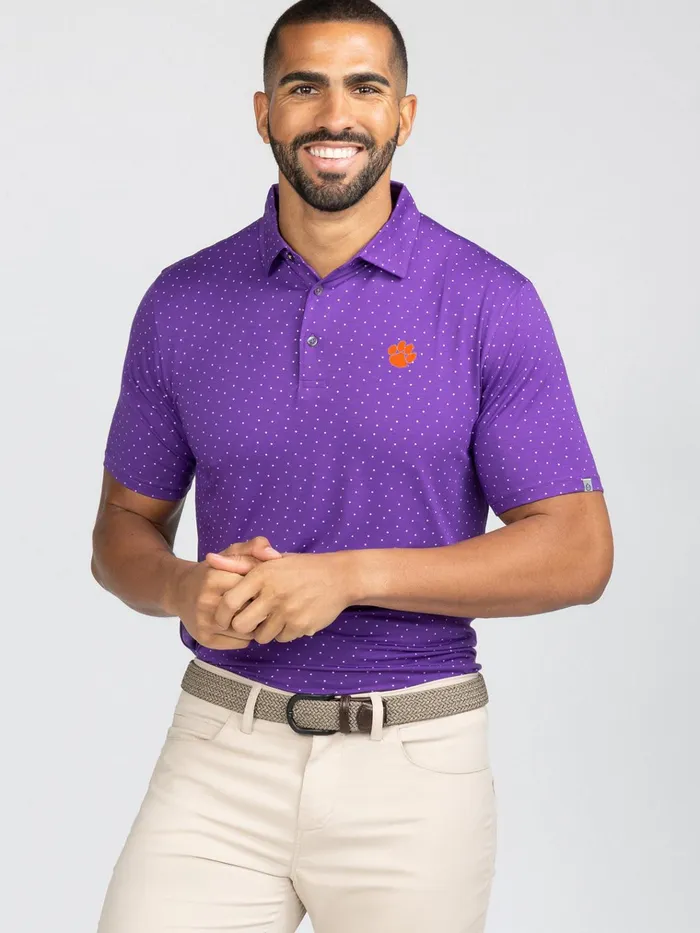 Polo Shirts Men Tasc Performance Cloud Polo 8211 Ace Dot 8211 Clemson