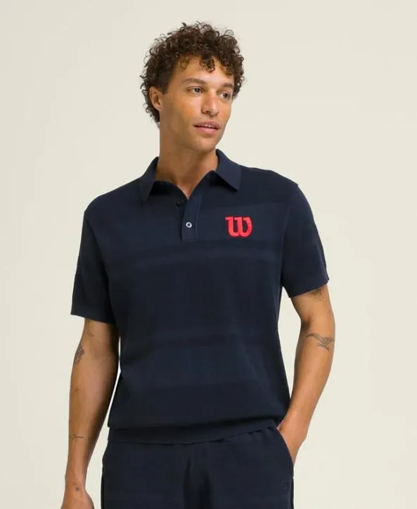 Polos Men Wilson Lafayette Knit Polo Classic Navy