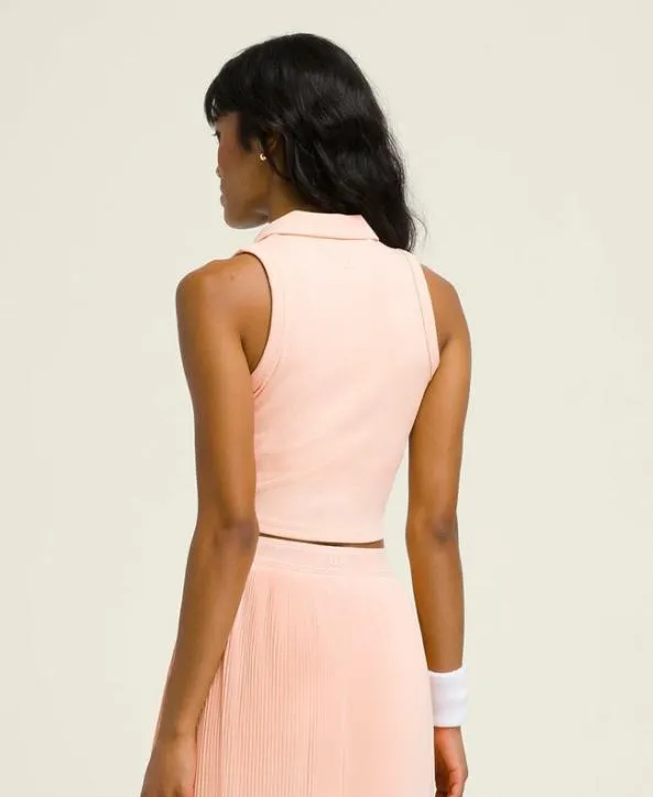 Polos Women Wilson Player039s Cropped Polo Sherbet