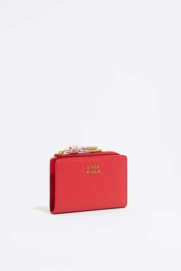 Poppy Red Leather Purse Poppy Red Women Bimba Y Lola Wallets And Coin Purses