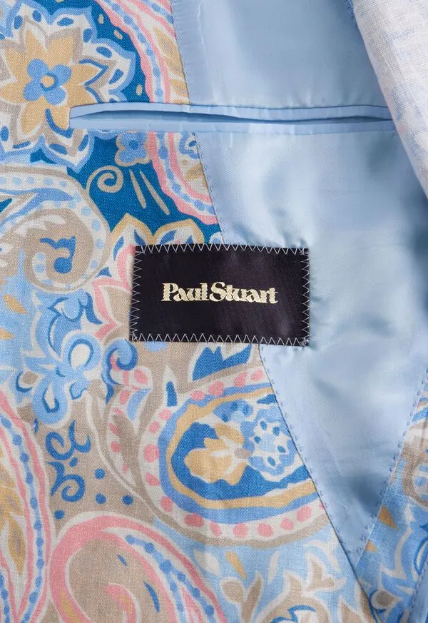 Printed Floral Linen Jacket Multi Mens Blazers and Jackets Paulstuart Printed Floral Linen Jacket Multi Mens Blazers and Jackets Paulstuart
