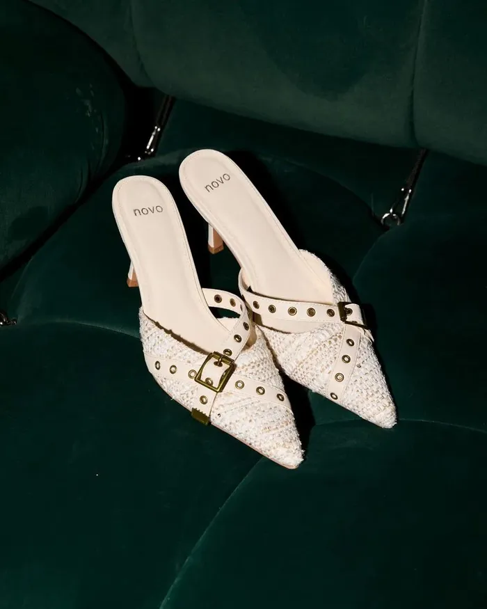 Pumps NOVO Shoes Women ISORELLA NATURAL TWEED